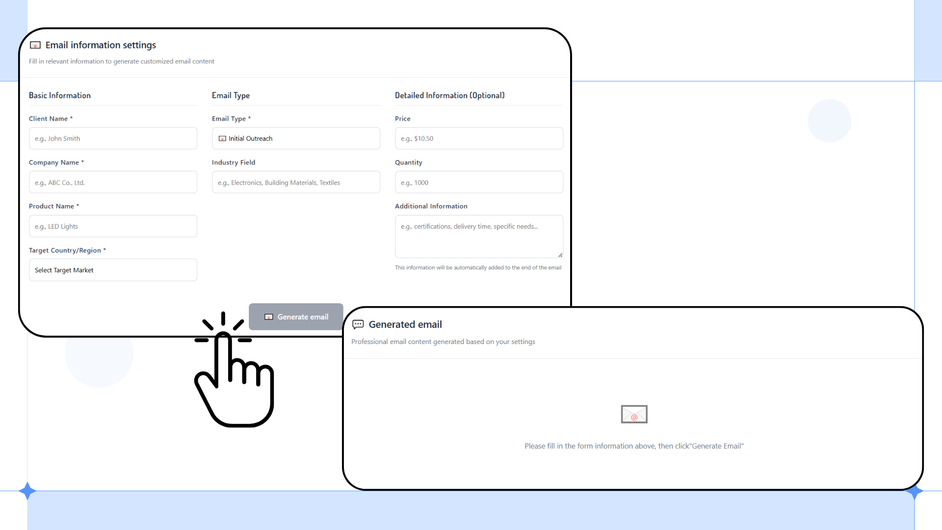 Fast Personalized Email Creation