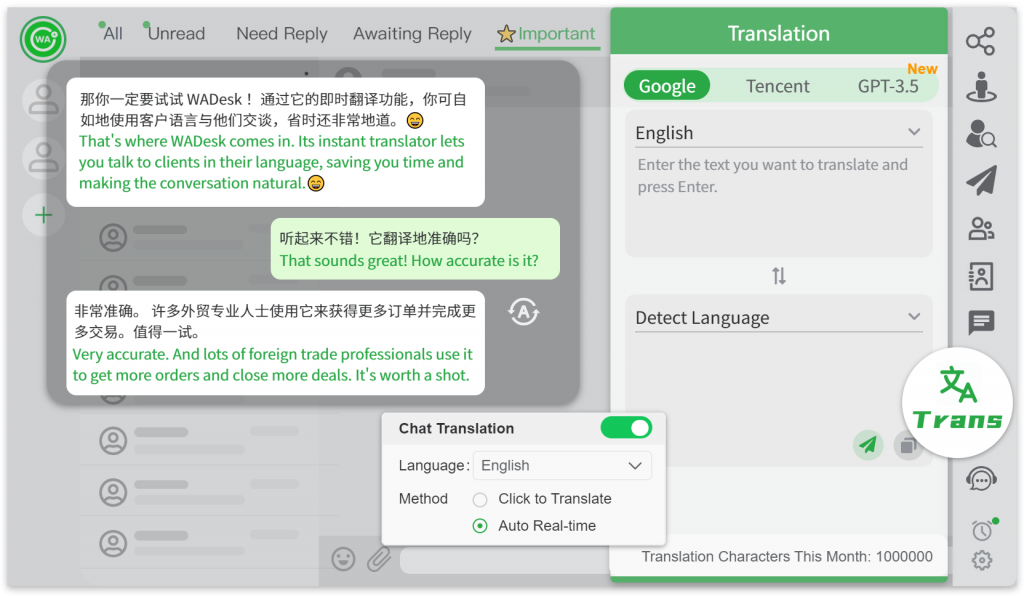 📲 Language Detection + Automatic Translation