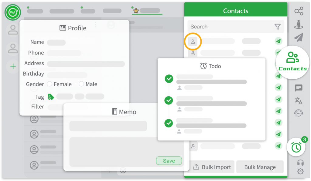 🔀 Contacts & Customer Info Sync Across Devices