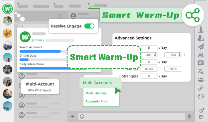 WADesk Smart Warm-Up Feature