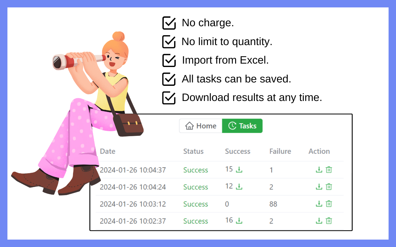 WhatsApp number checker